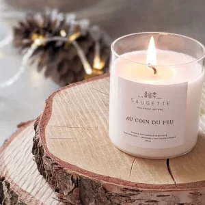 Bougie artisanale Au coin du feu