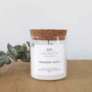 Bougie artisanale Première neige