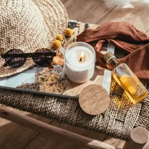 Bougie artisanale - La Plage