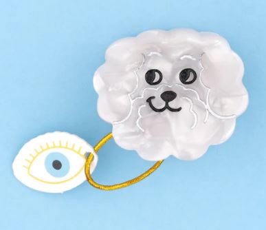 Mini pince à cheveux Bichon – Image 2