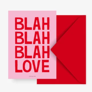 Carte Blah Blah Love
