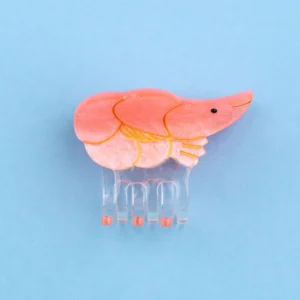 Mini pince à cheveux - Crevette