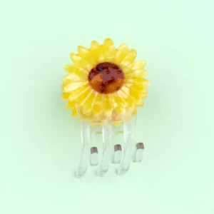 Mini pince à cheveux - Tournesol