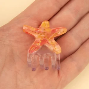 Mini pince à cheveux - Étoile de mer