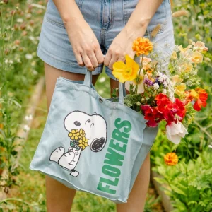 Sac en Jean Snoopy - Flowers