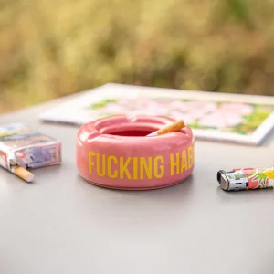 Cendrier Fucking Habit - rose