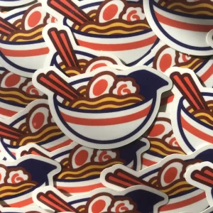 Sticker vinyle - ramen bowl