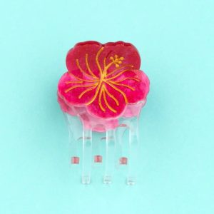 Mini pince à cheveux Hibiscus
