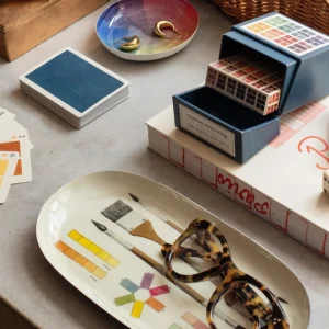 Plateau ovale - l'art de colorier