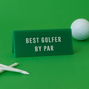 Écriteau - Best golfer by par