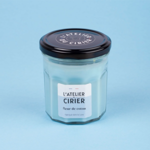 Bougie pot de confiture - Fleur de Coton