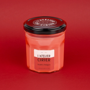 Bougie pot de confiture - Fruits Rouges