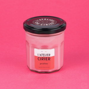 Bougie pot de confiture - Praline