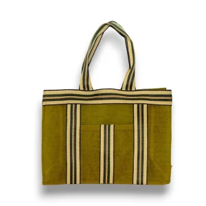 Grand sac en nylon recyclé - vert kaki
