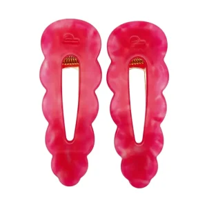 Barrettes Signature - Fuchsia (paire)