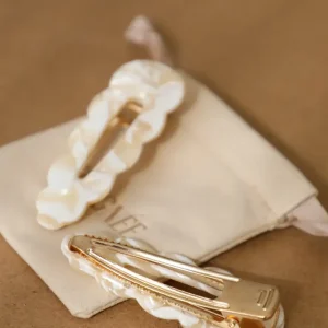 Barrettes Signature - Popcorn (Paire)