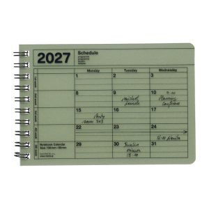 Calendrier 2027 XS - kaki