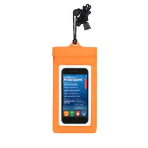 Étui étanche pour téléphone - orange