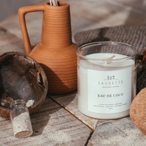 Bougie naturelle - Eau de coco