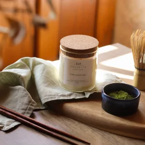 Bougie naturelle - Thé Matcha