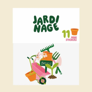 Lot de stickers - Jardinage