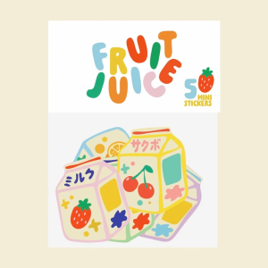 Lot de stickers - Fruit Juice
