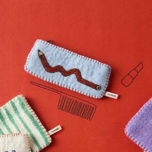 Pochette en laine S crayon