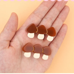 Duo de barrettes Bolets