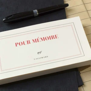 carnet / bloc - Pour Mémoire
