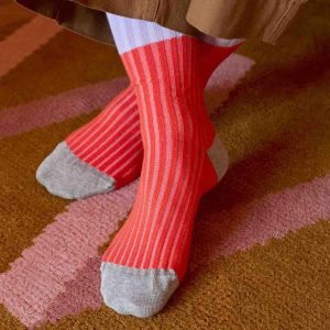 Chaussettes Yvette - Green Pea