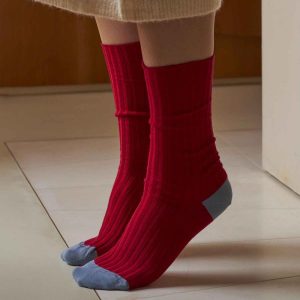 Chaussettes Yvette - Cherry