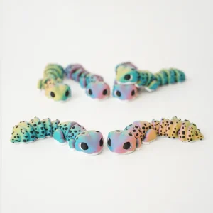Jouet anti-stress articulé gecko