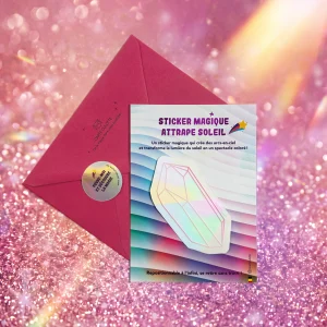 Sticker Suncatcher - Quartz rose