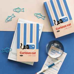 Carnet de notes - Curious cat