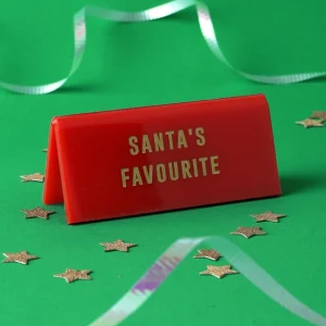 Écriteau - Santa's favourite