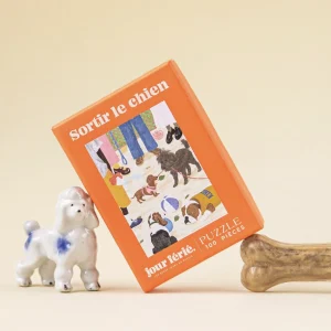 Mini puzzle 100 pièces - Sortir le chien