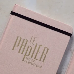 Carnet ligné A5 - Toile du Marais rose