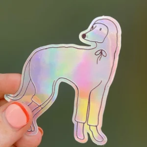 Stickers Whippet à capuche