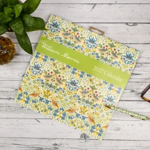 Calendrier 2027 carré William Morris