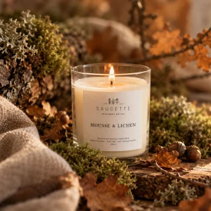 Bougie naturelle - Mousse et Lichen